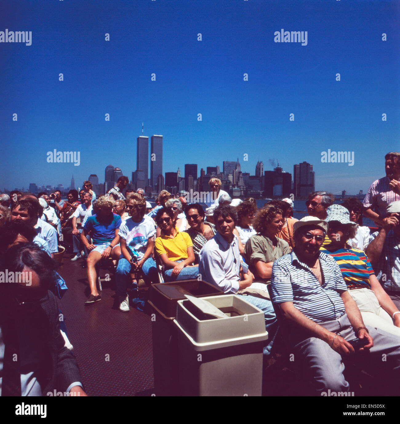 Eine Schiffstour in Manhattan, New York City, New York, USA 1980er