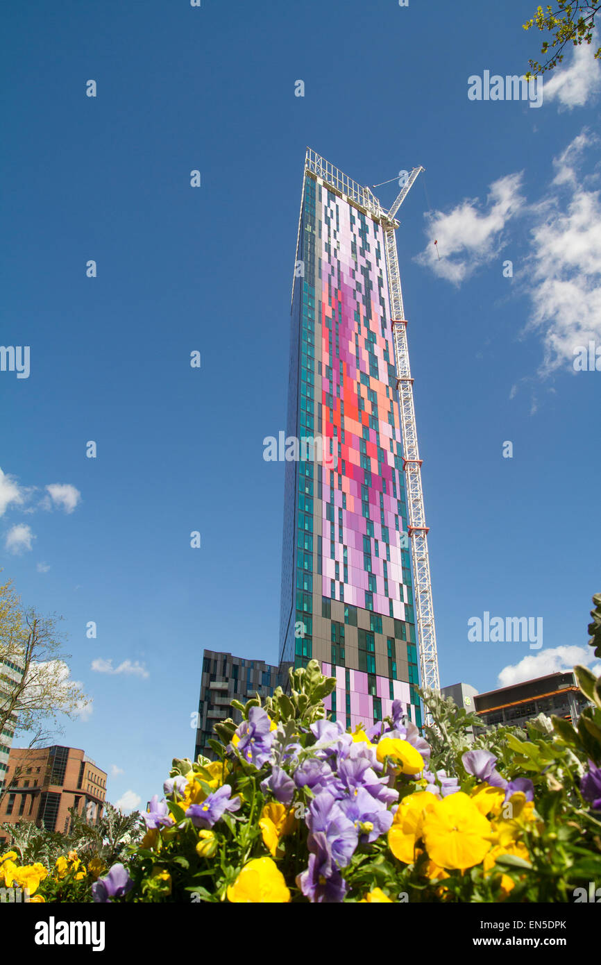 Saffron Tower under construction in Wellesley Road CCroydon Surrey UK