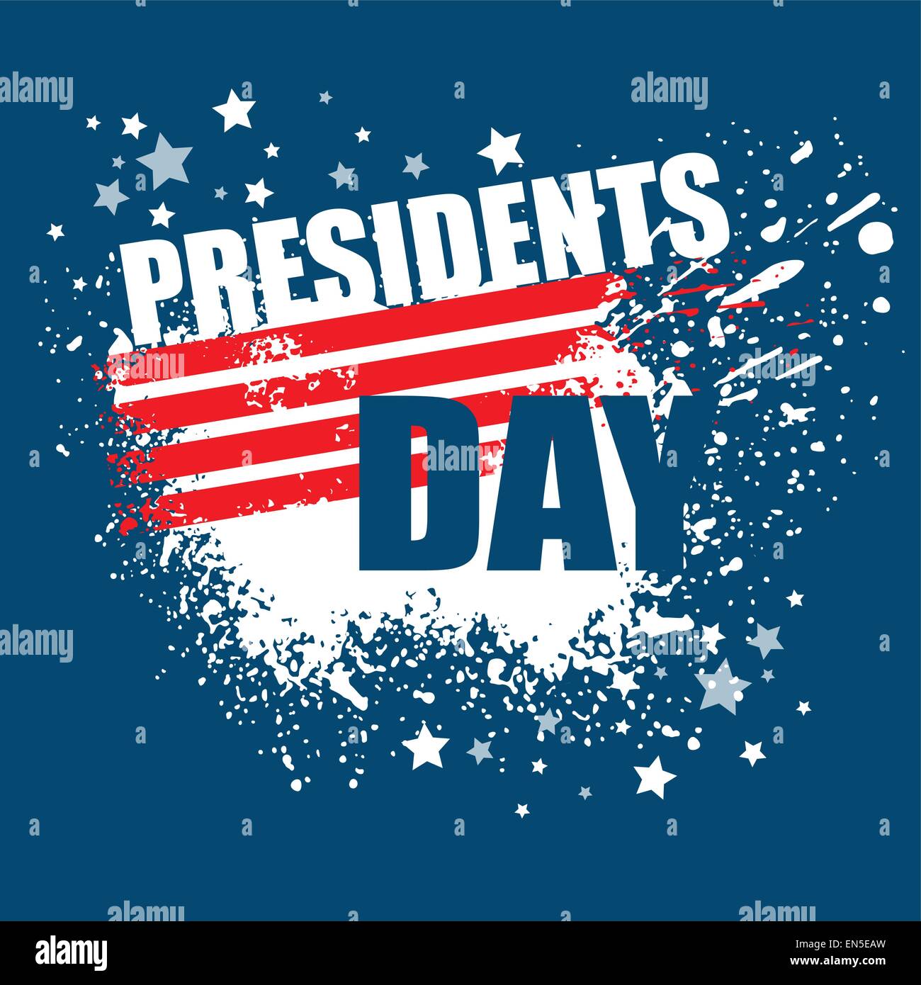 Presidents Day Vector Background. USA Patriotic illustration Stock Vector