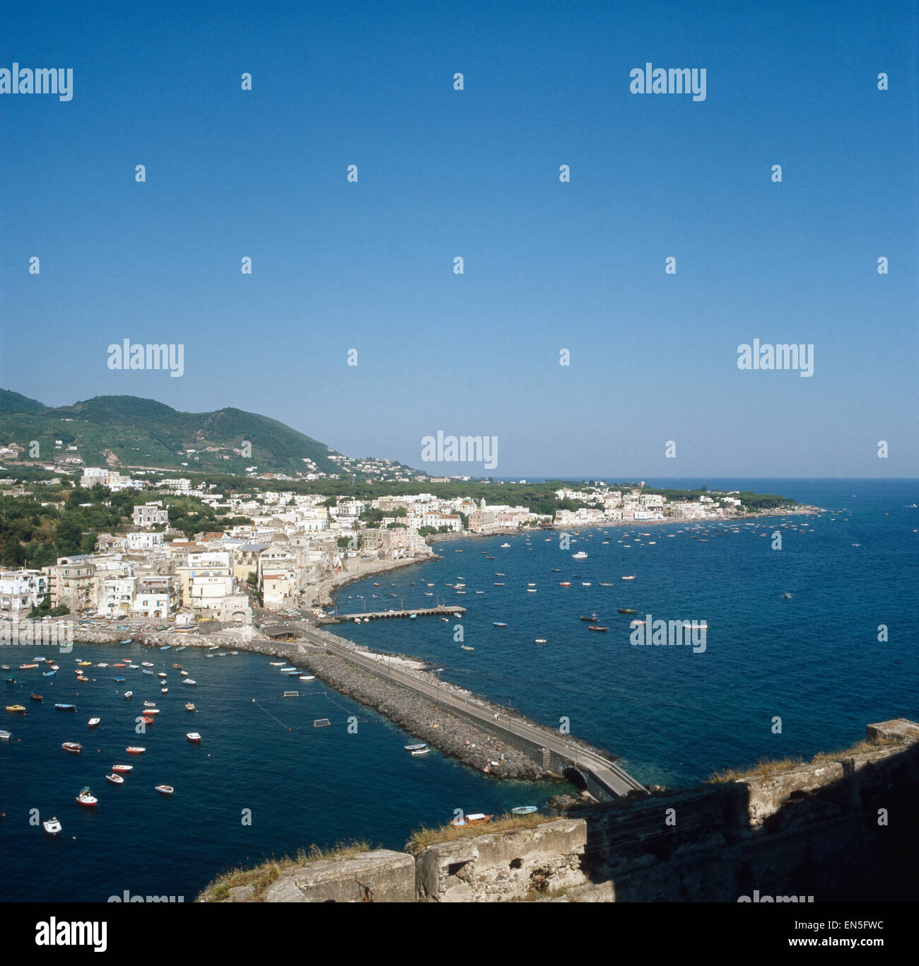 Urlaub in Italien auf der Insel Ischia, Italien 1970er Jahre. Vacation