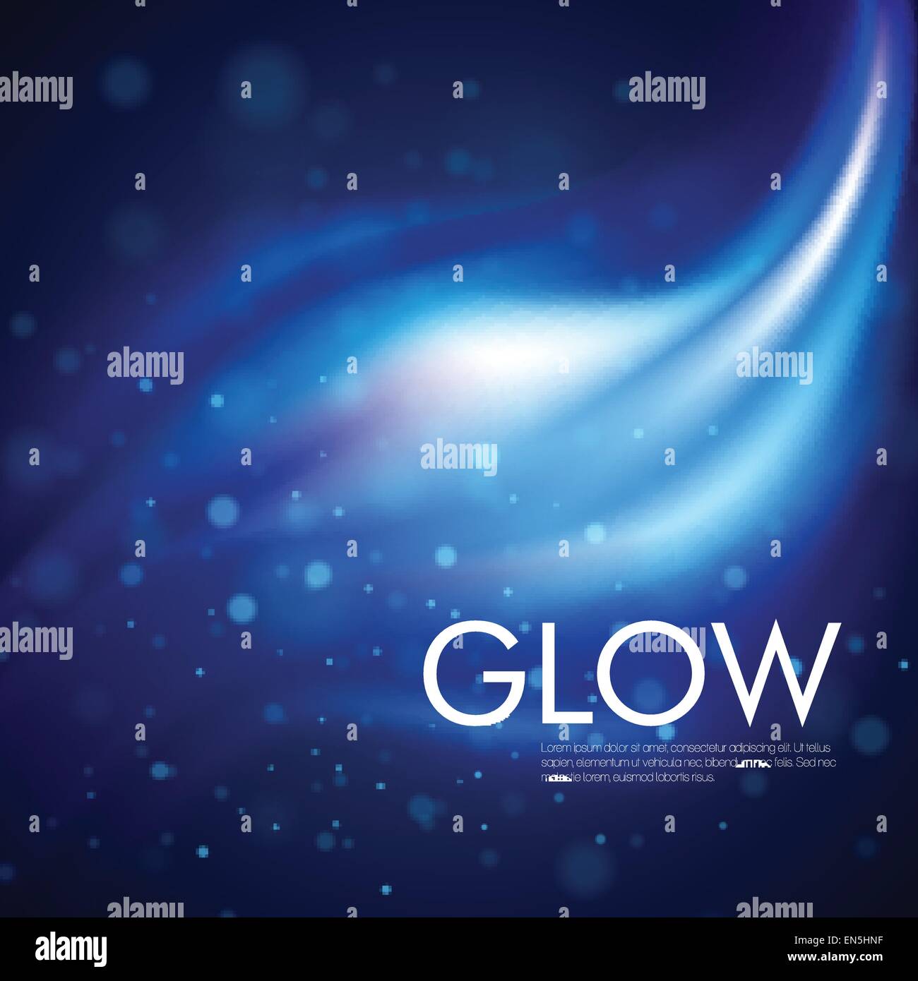 Vector blue light glowing background EPS 10 Stock Vector Image & Art Alamy
