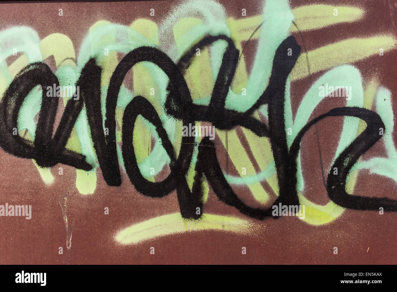 Painted Wall House Urban Paint Graffitti Grafiti Grafitti Closeup Stock Photo