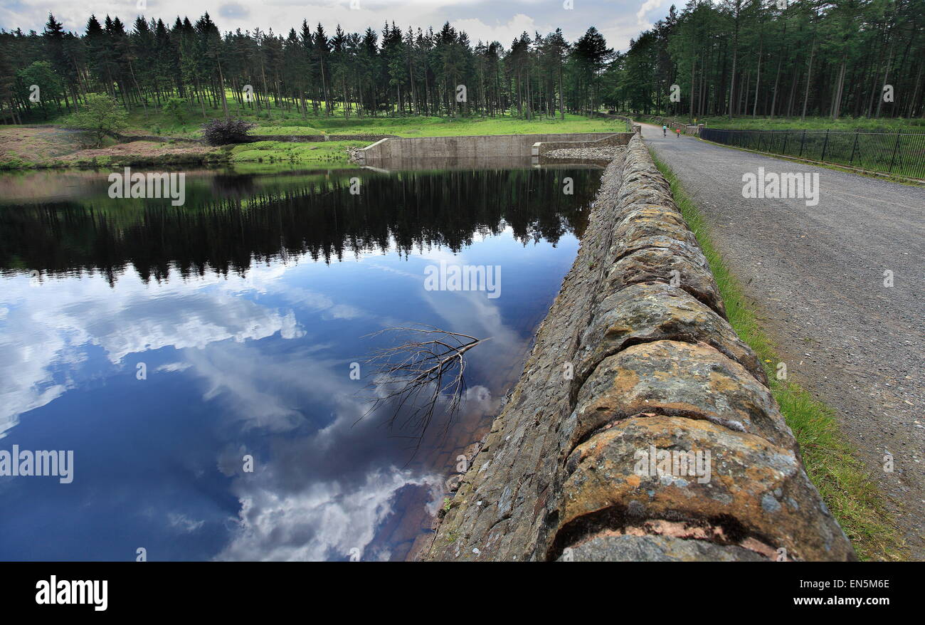 Reservoir in Yorkshire, UK Stock Photo