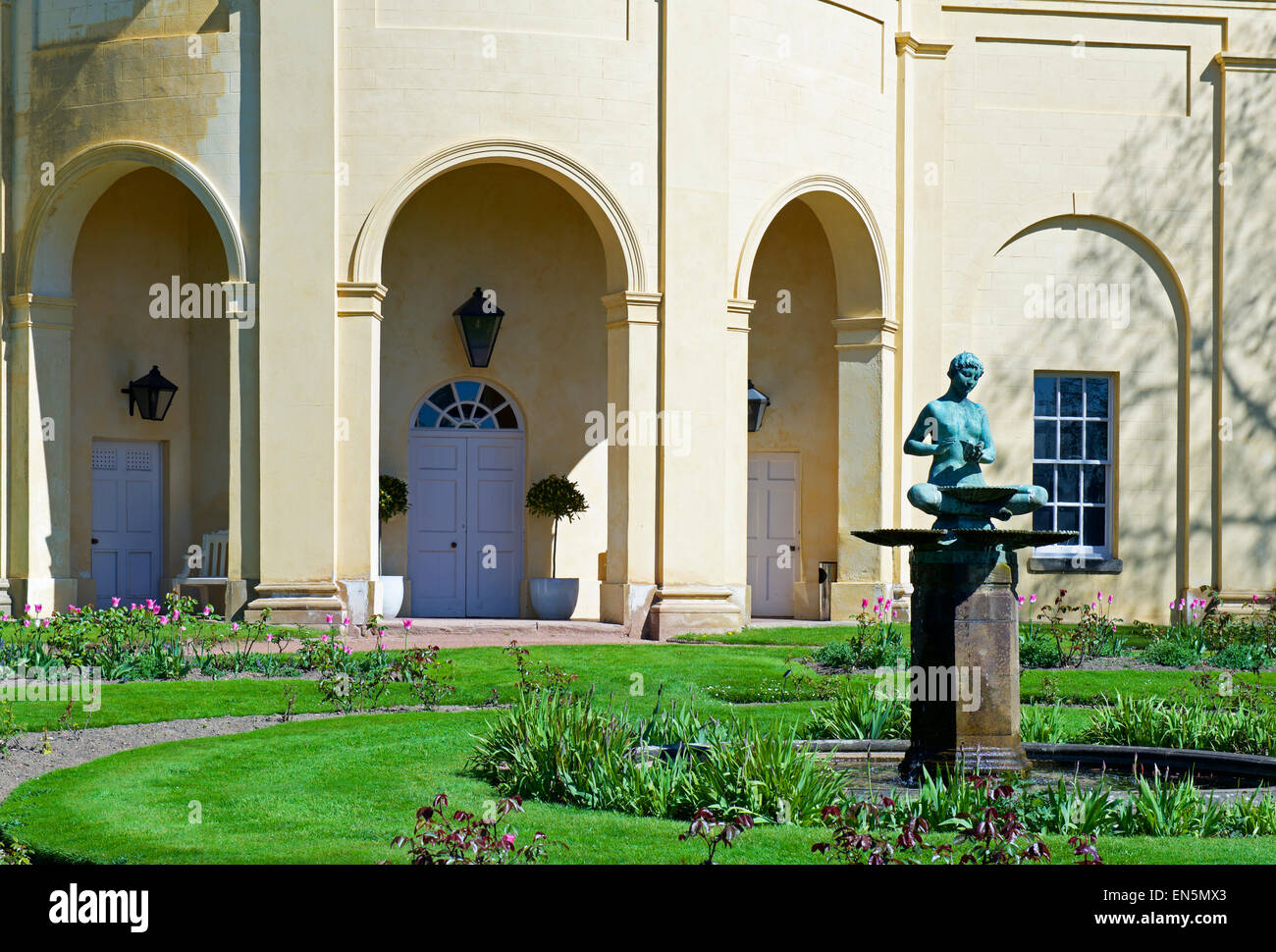 Gardens at Nostell Priory, a National Trust property near Wakefield