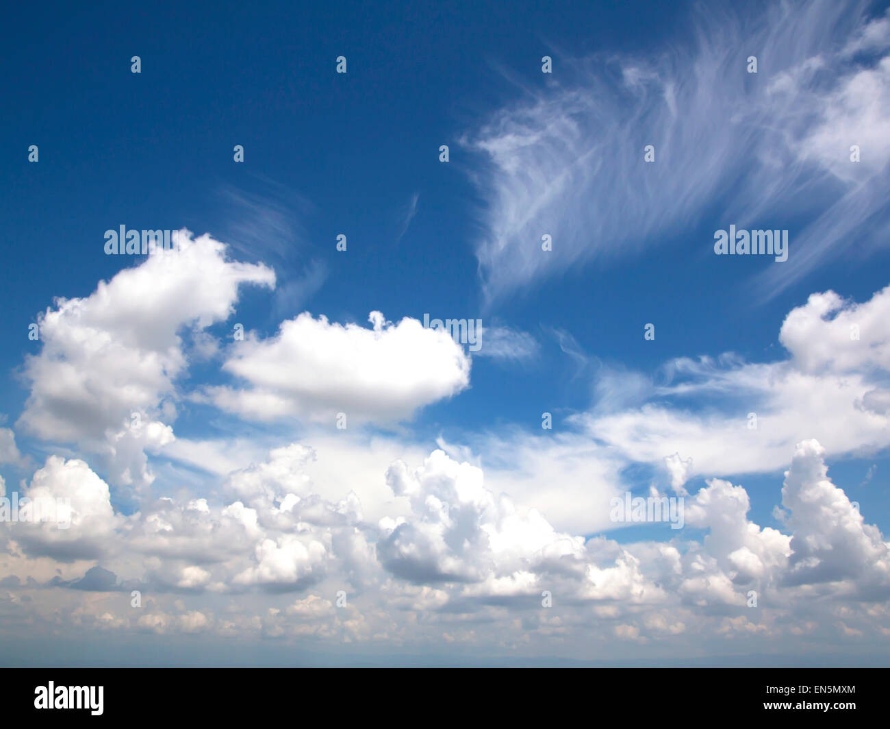 blue sky and white clouds, natural abstract background Stock Photo - Alamy
