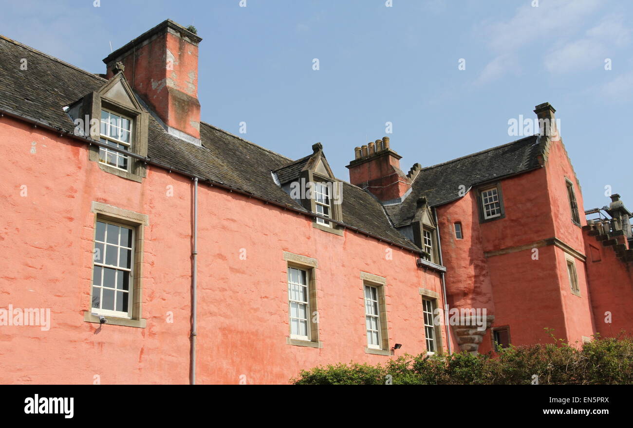 exterior of Abbot House Heritage Centre Dunfermline Fife Scotland April