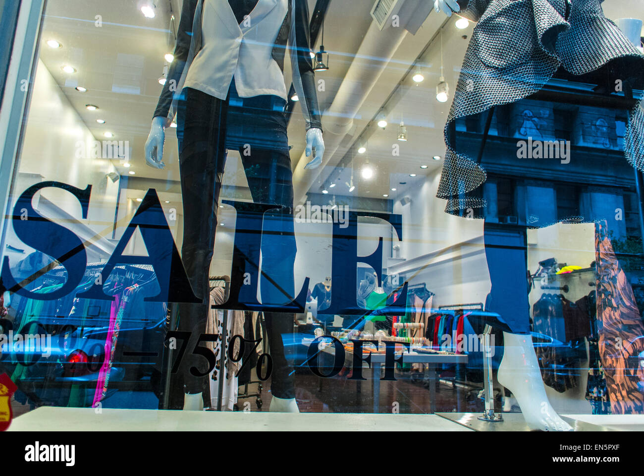 New York, NY, USA, Inside Fashionable Clothing Store in Soho, Shop