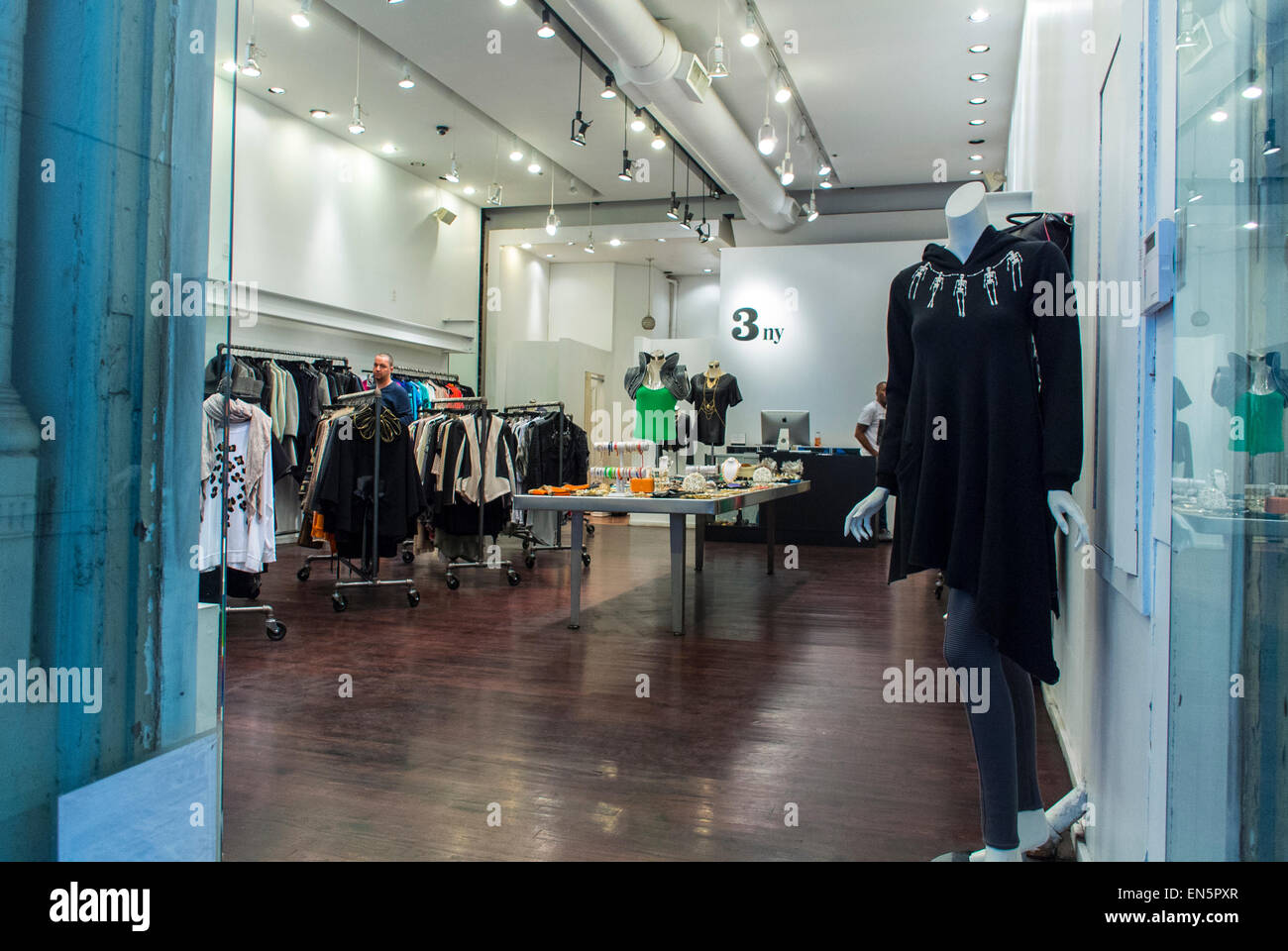 New York, NY, USA, Inside Fashionable Clothing Store in Soho, Shop ...