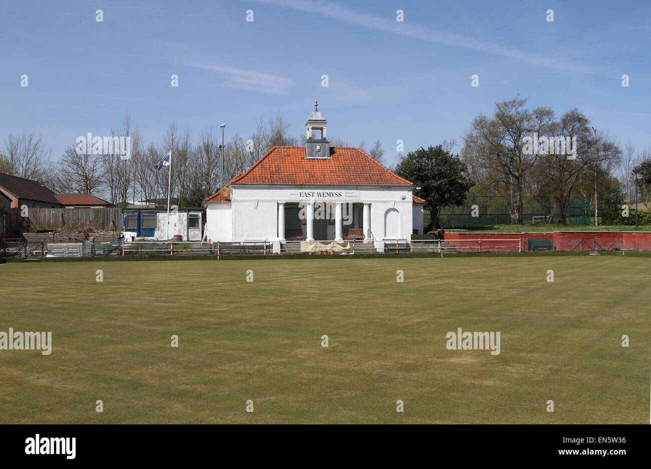East Wemyss Bowling club Fife Scotland April 2015 Stock Photo Alamy