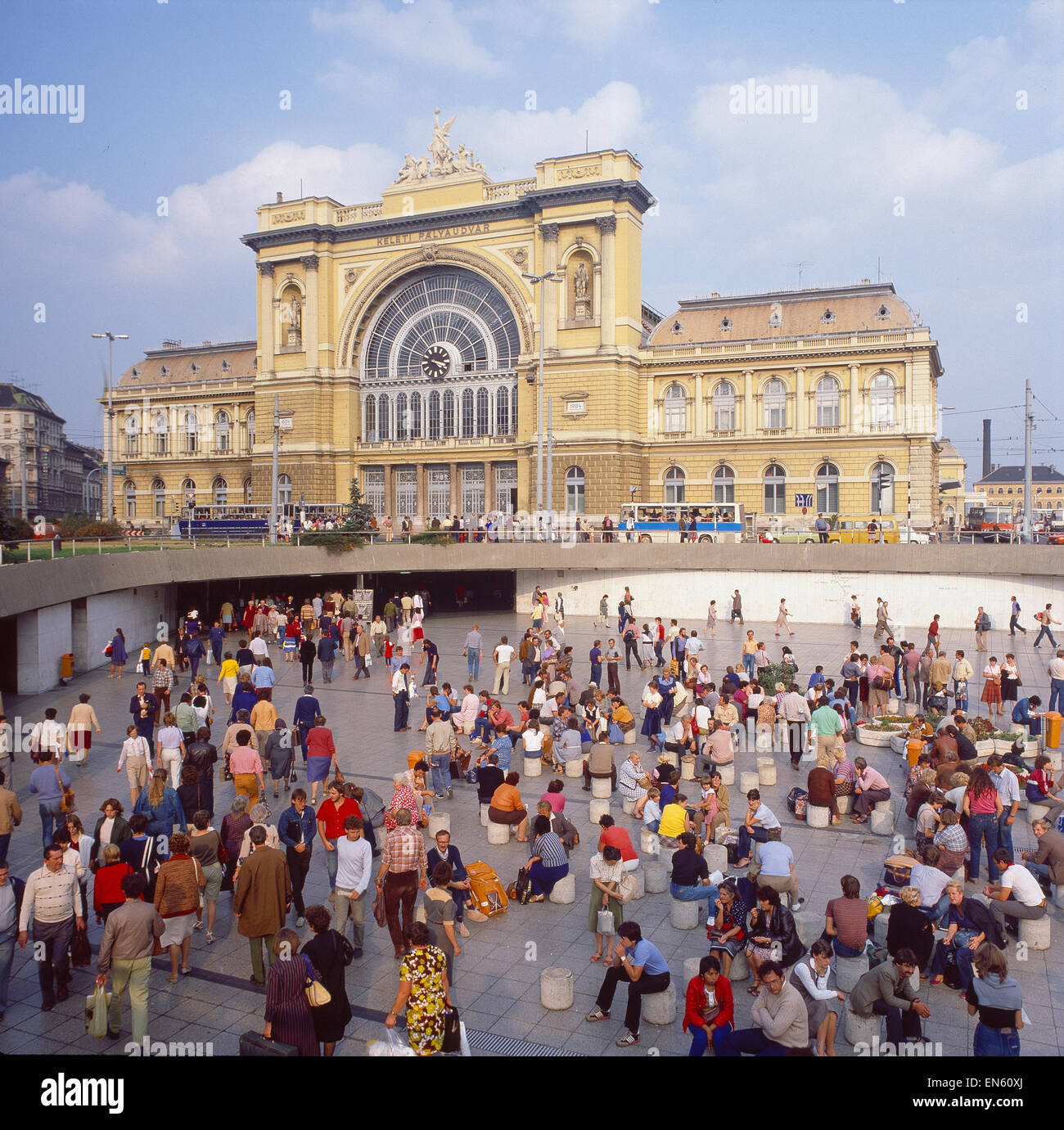 Ungarn Budapest Bahnhof Stock Photo Alamy