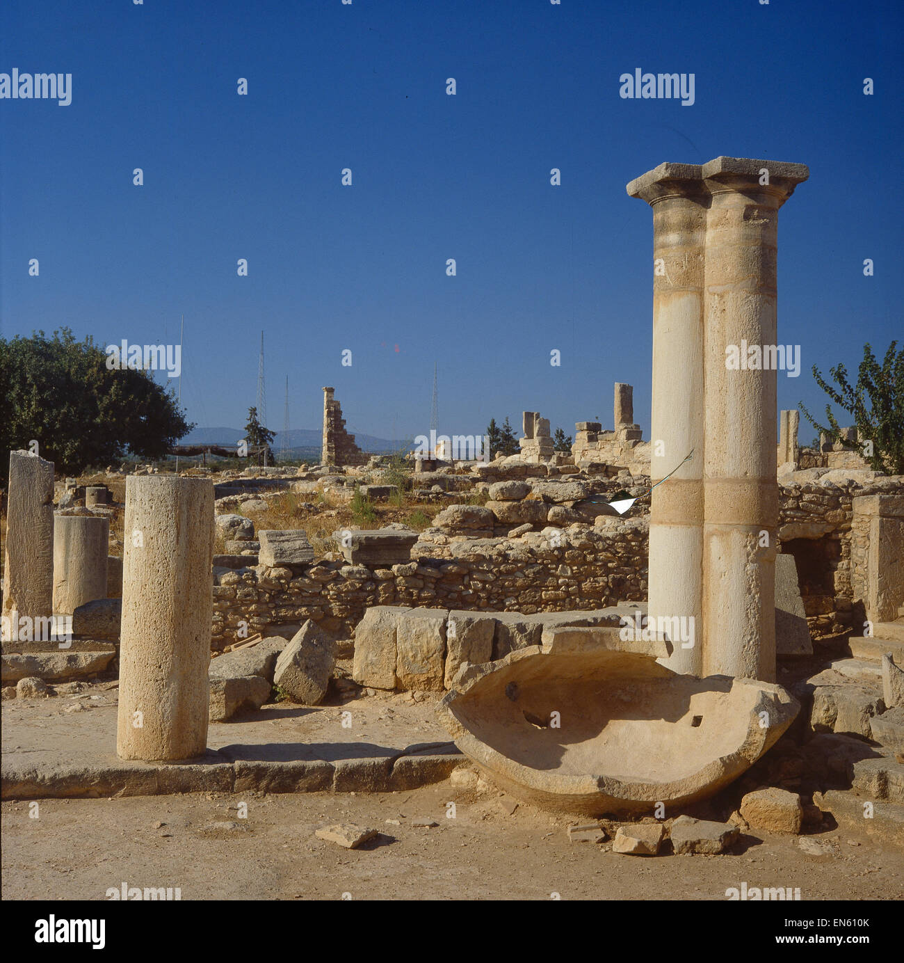 Griechenland, Zypern, Heiligtum des Apollo hylates in Kourion Stock Photo