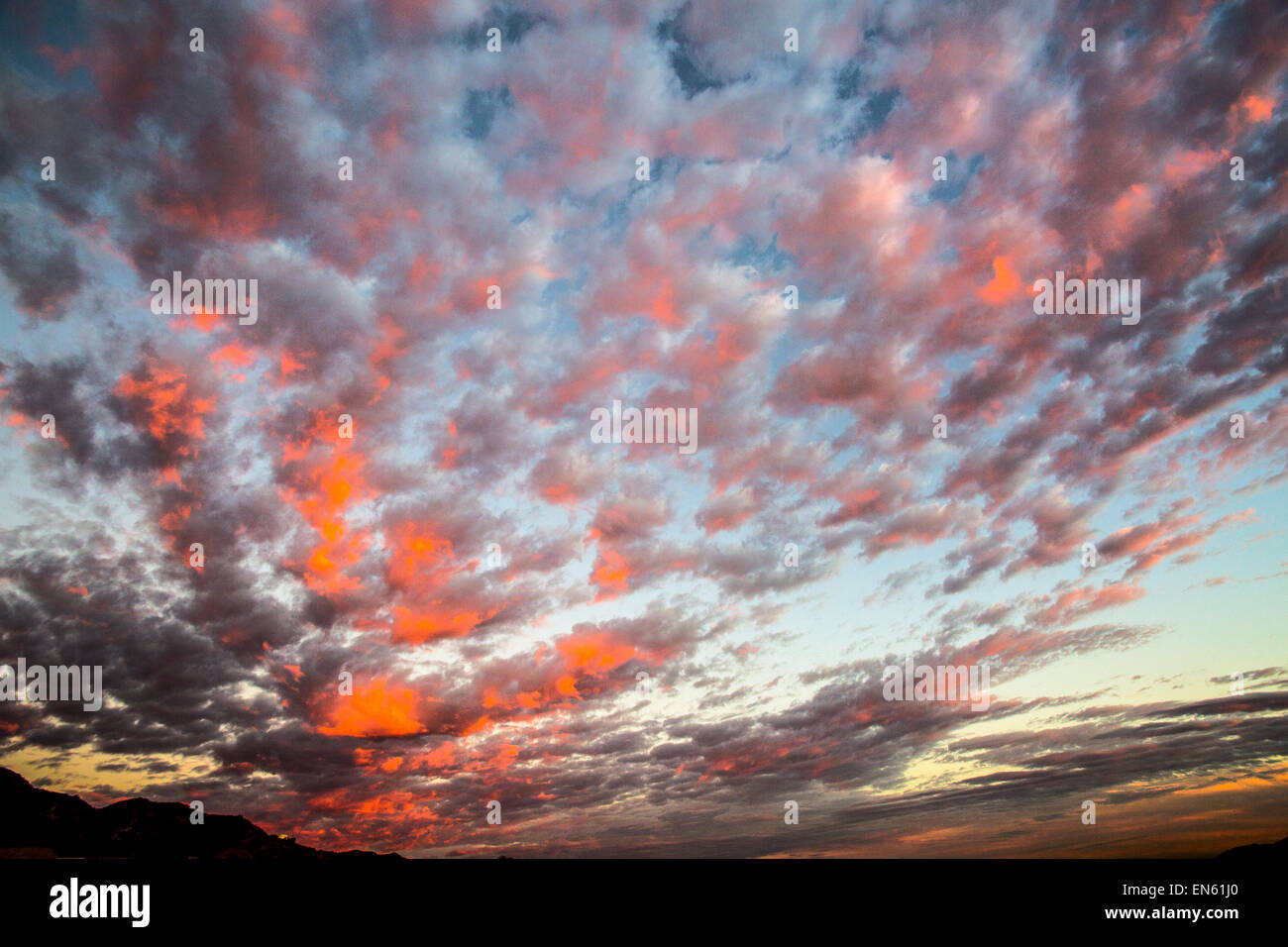 Cloudscape At Sunset Stock Photo Alamy