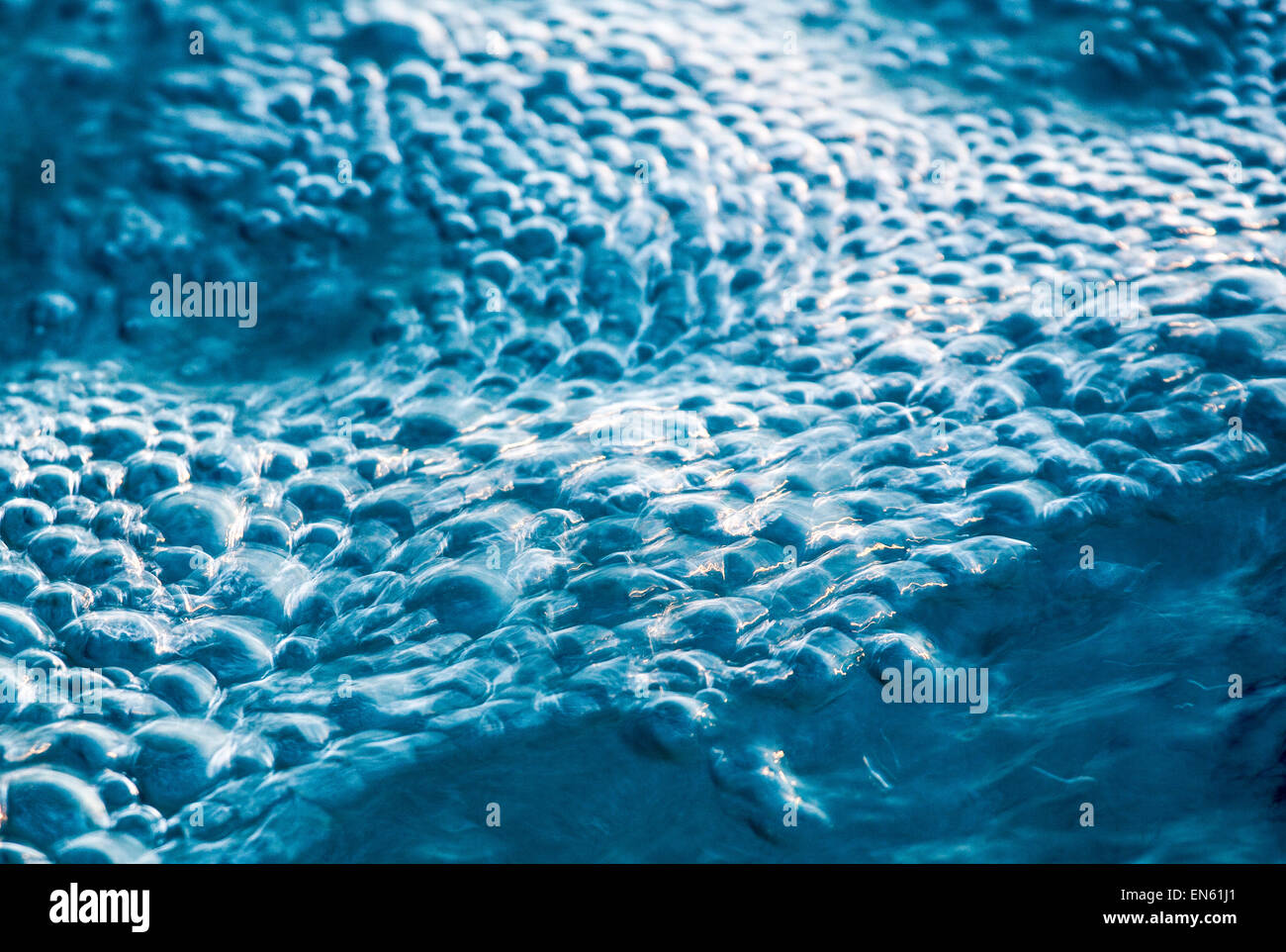 Bubbles in pool spa Stock Photo Alamy