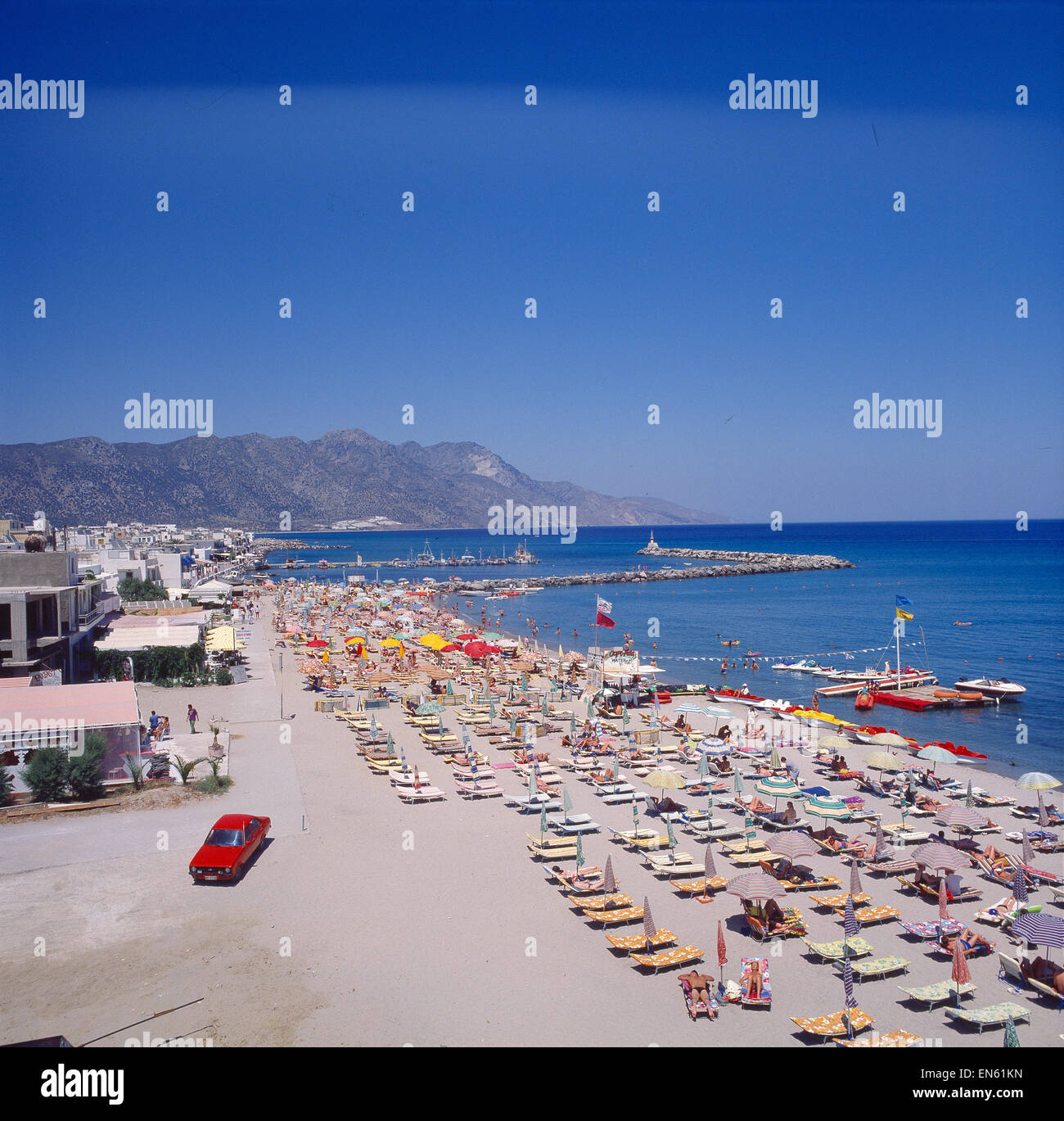 Griechenland Insel Kos Sporaden Kardamena Strandleben Stock Photo Alamy