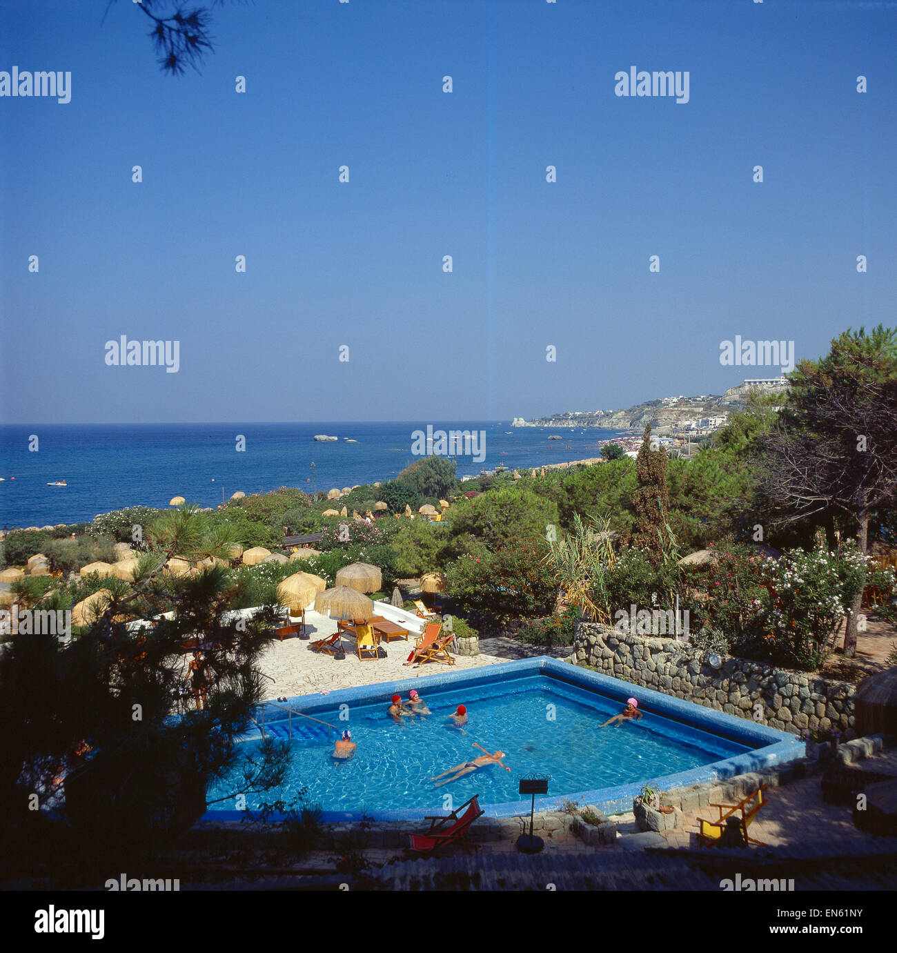 Italien, Ischia, Thermalbäder Poseidon Gärten Stock Photo Alamy