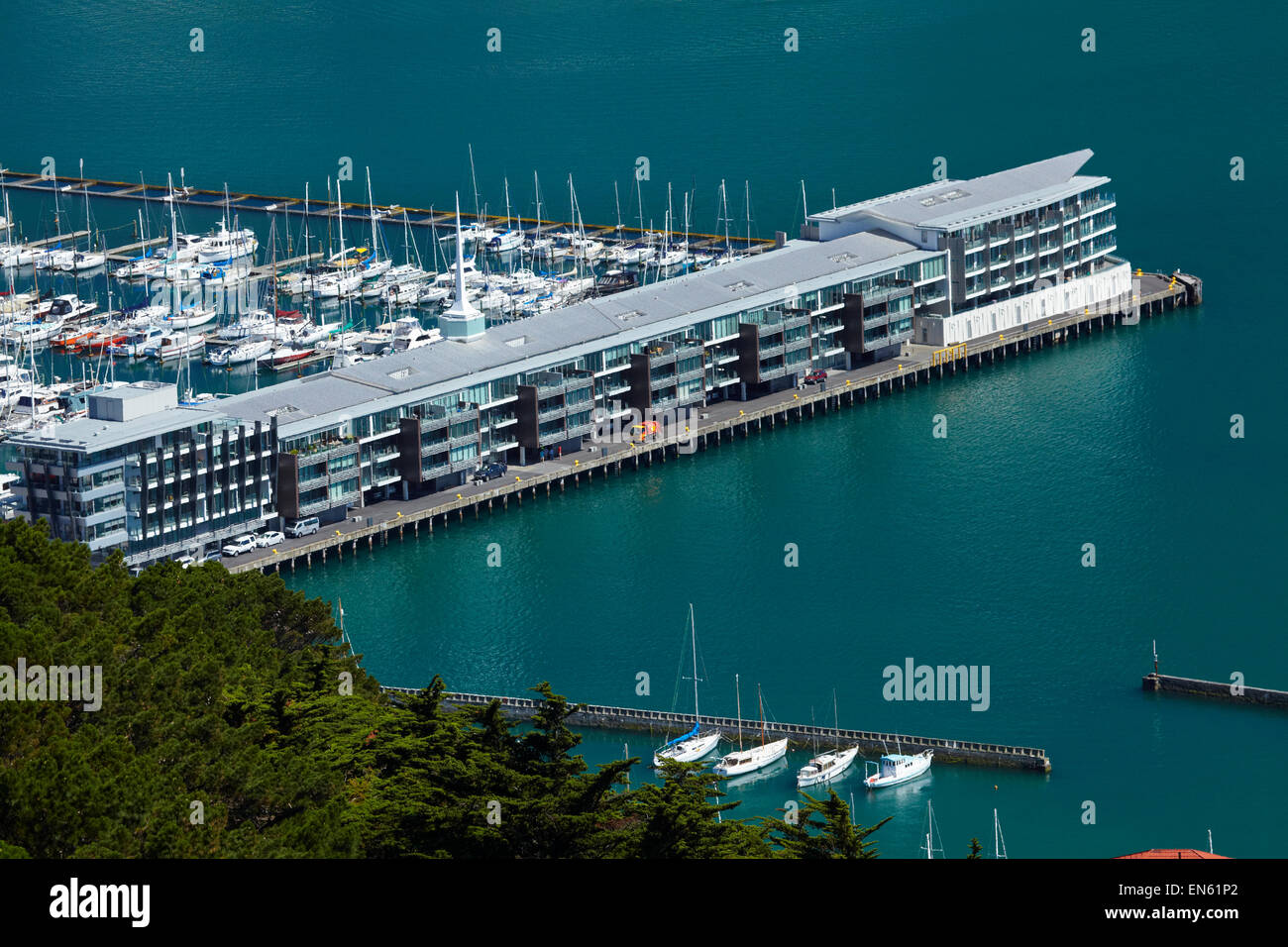 View of Chaffers Marina, and Clyde Quay Wharf luxury apartments from