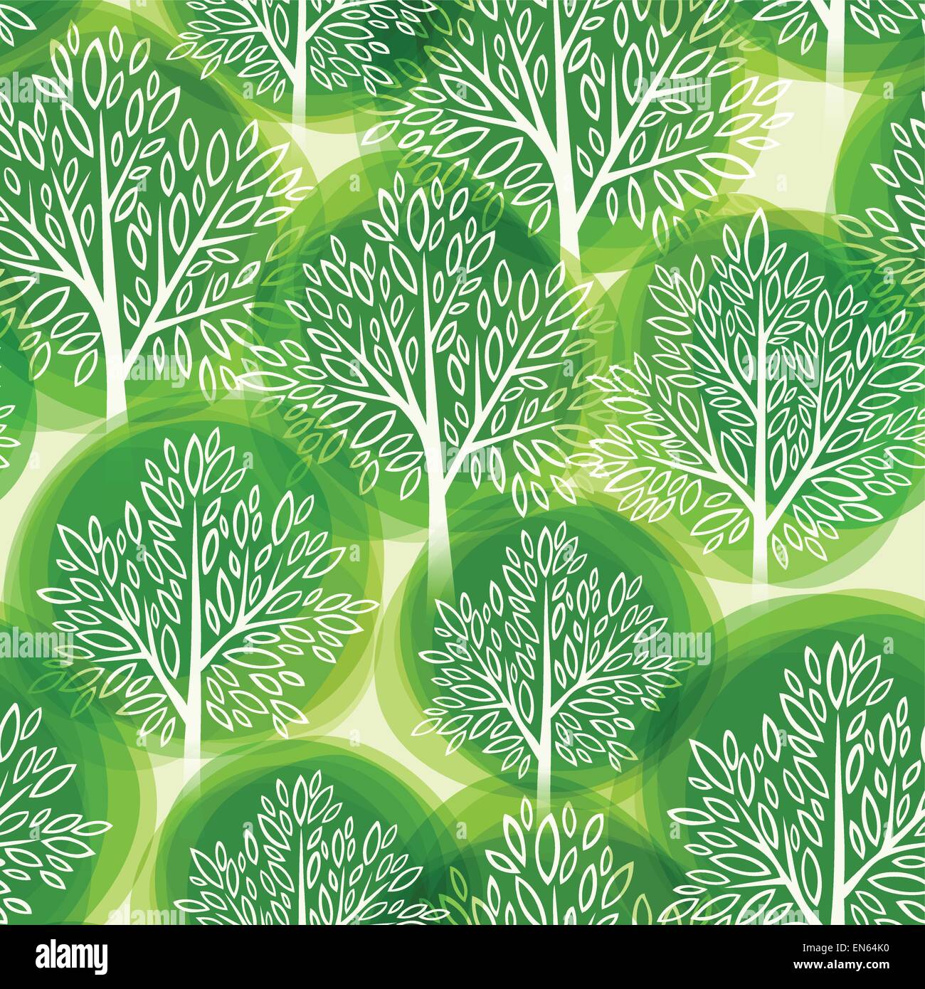 Seamless tree plant pattern background hires stock photography and