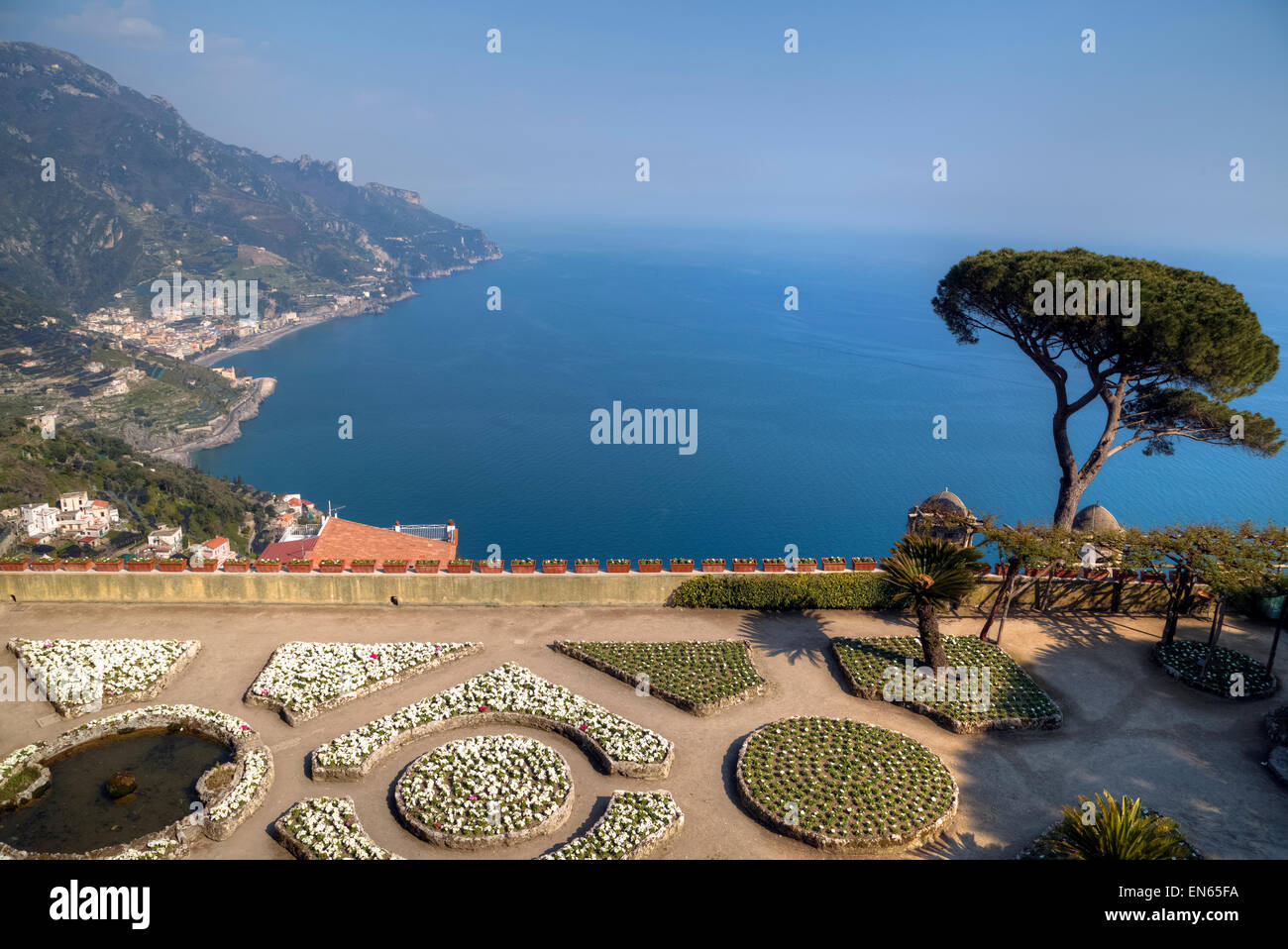 Villa Rufolo, Ravello, Amalfi Coast, Campania, Italy Stock Photo