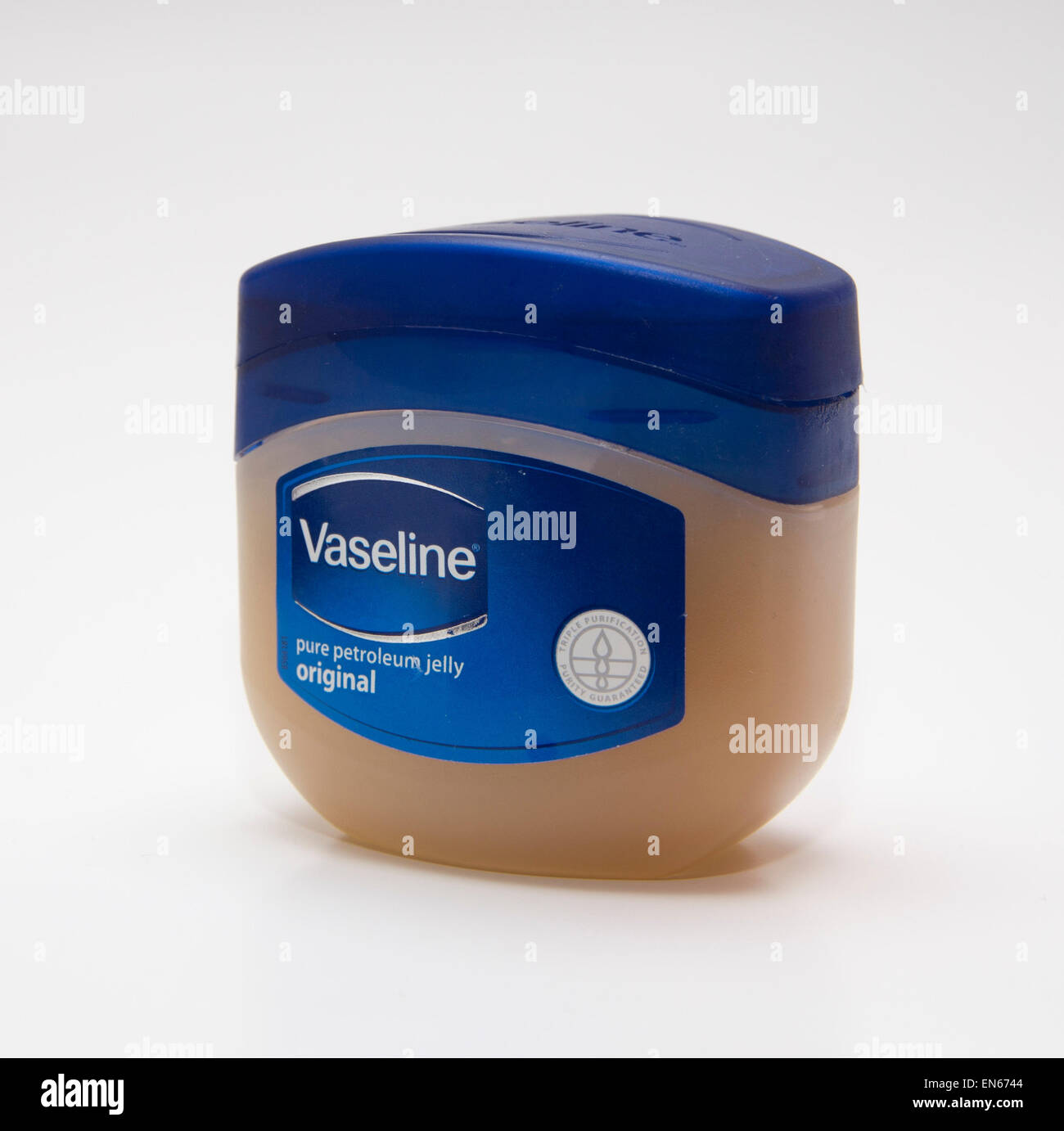 Tub of Vaseline petroleum jelly, isolated on white background Stock Photo Alamy