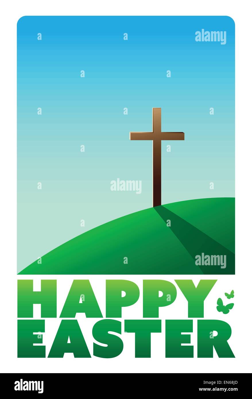 Easter Mount Good jesus of the mount Stock Vector Images - Alamy