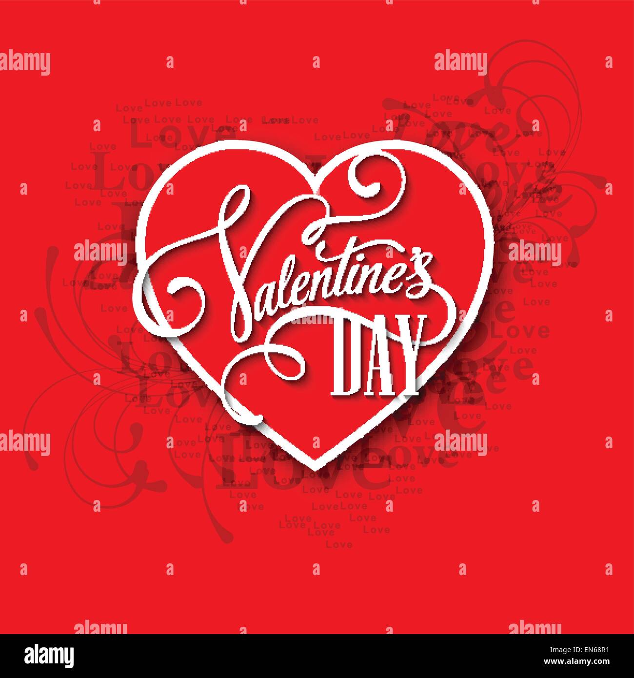 Valentine's Day cards. Vector illustration Stock Vector Image & Art - Alamy