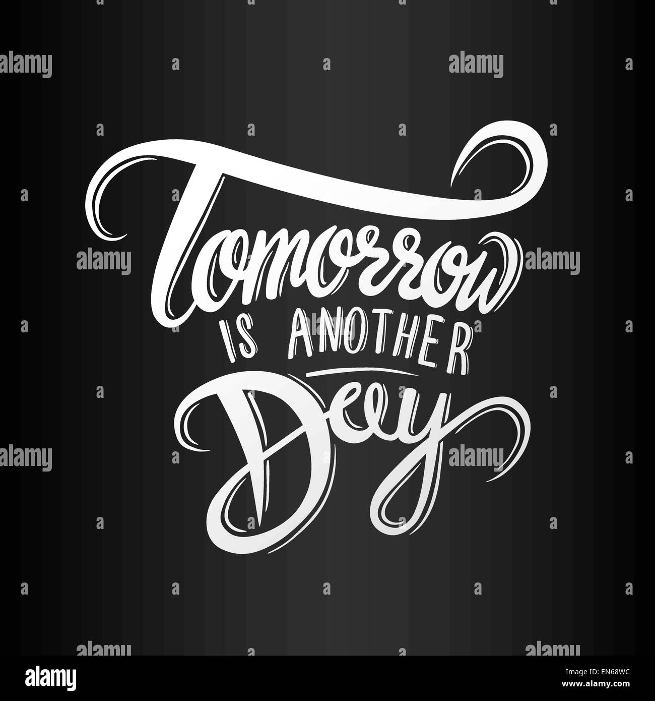 Tomorrow is another day vector Stock Vector Image & Art - Alamy
