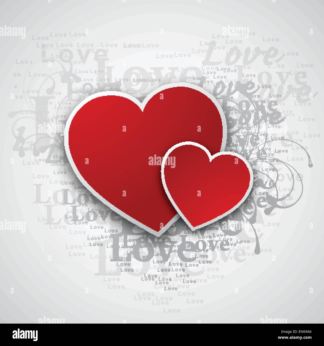 Valentine's Day cards. Vector illustration Stock Vector Image & Art - Alamy