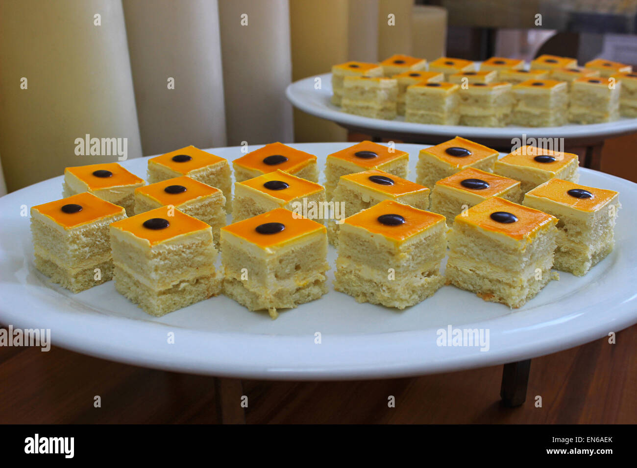 Pineapple Pastry, Sponge cake layered with cream and chopped pineapple
