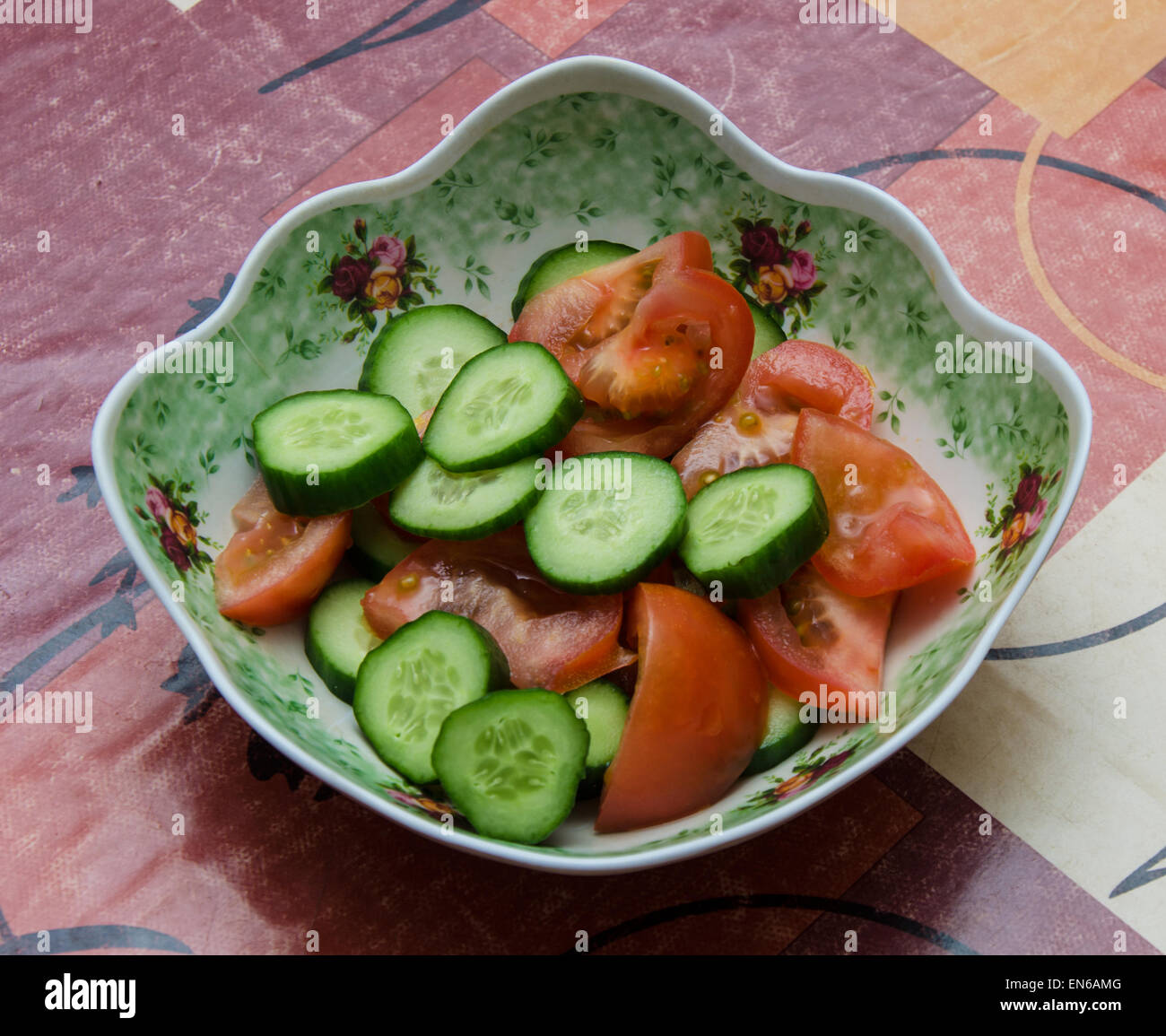 Tomato and Cucumber Stock Photo - Alamy
