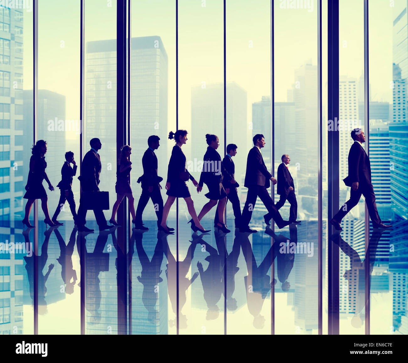 Business People Corporate Walking Travel Office Concept Stock Photo - Alamy