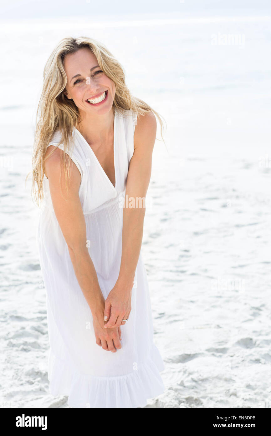 Beautiful blonde dress style hi-res stock photography and images - Alamy