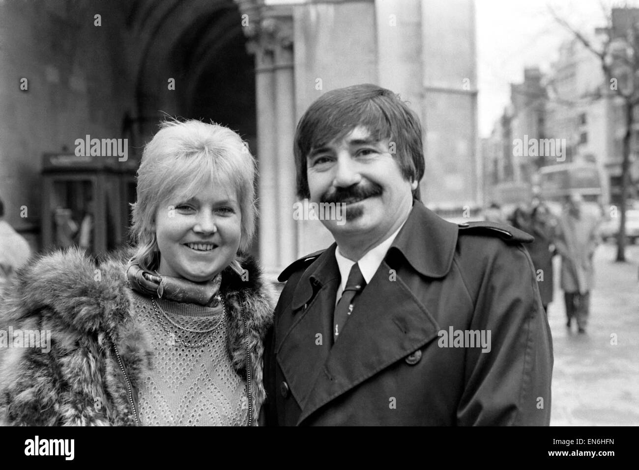 Jazz Trumpeter Kenny Ball with his fiancee Michelle Wilde. April 1983 Stock  Photo - Alamy