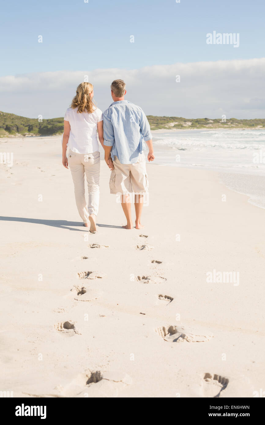 Walking holding hands hi-res stock photography and images - Alamy