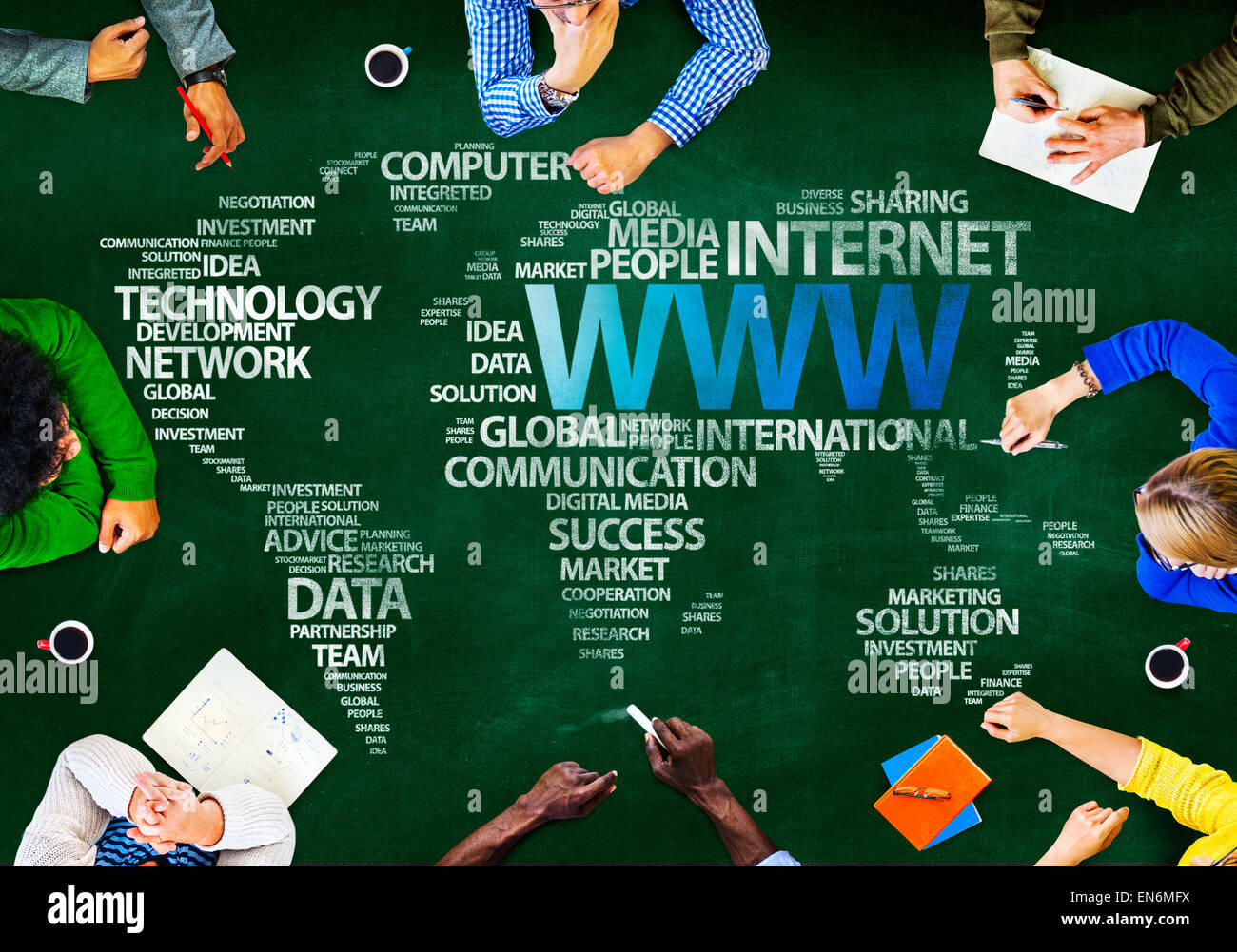 Group of Multiethnic People Discussing About Global Issues Concept