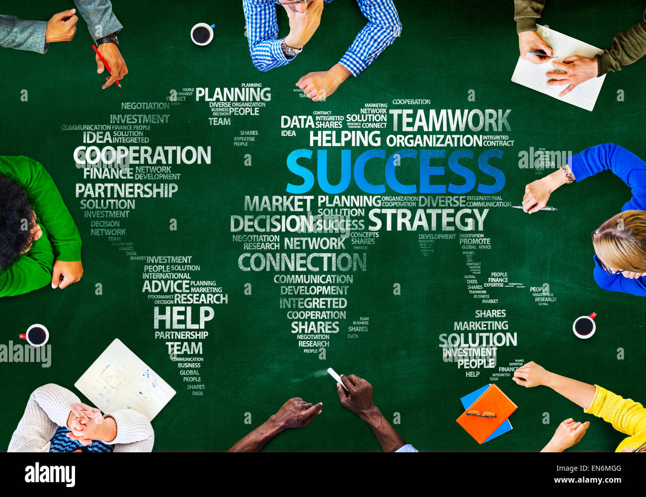 Group Of Multiethnic People Discussing Success Global Issues Concept