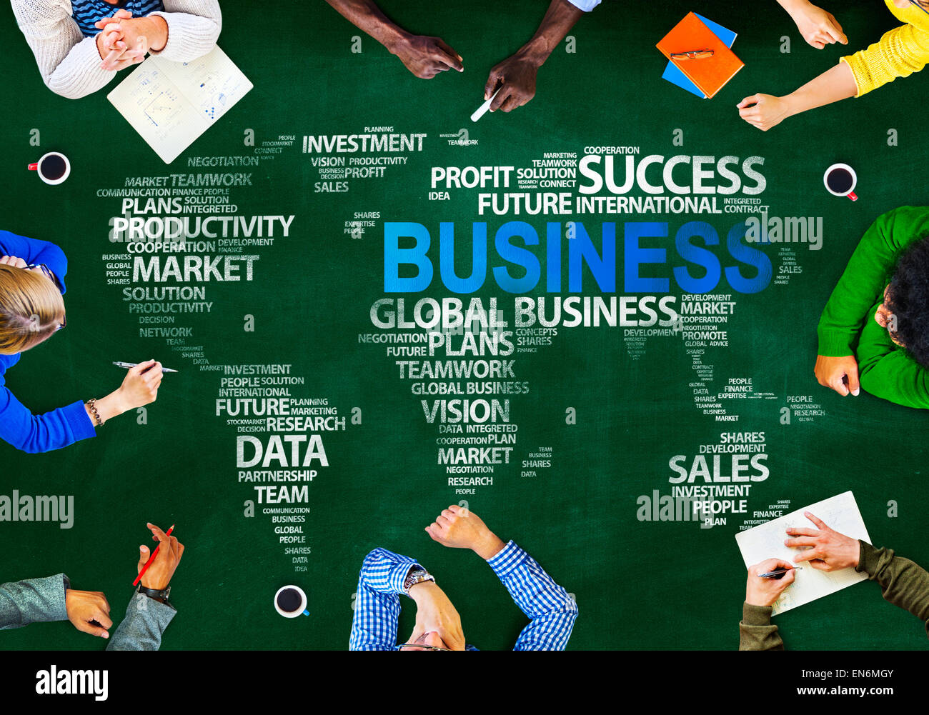 Group of Multiethnic People Discussing Business Global Issues Concept