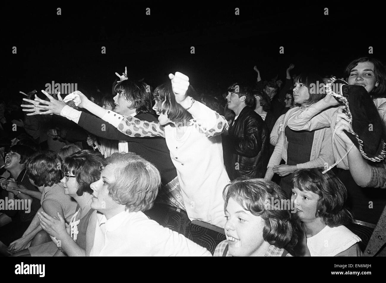 The Rolling Stones at the ABC Cinema in Carlisle. Female fans. 17th