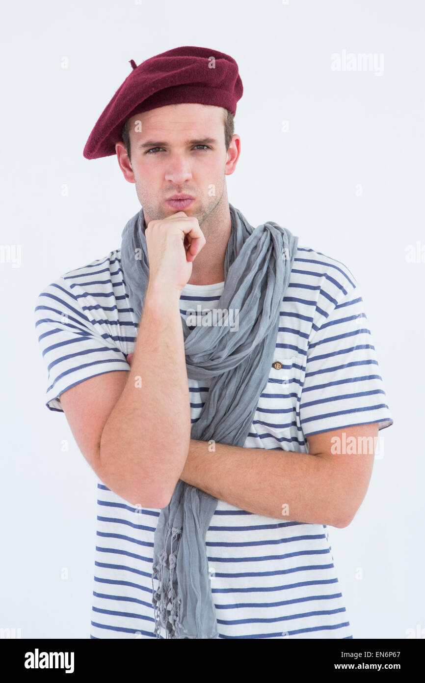 French stereotype beret hires stock photography and images Alamy