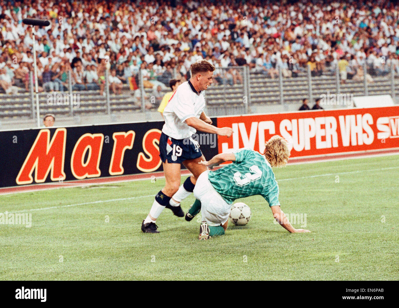 TURIN - JULY 4 Paul Gascoigne of England bursts into tears after