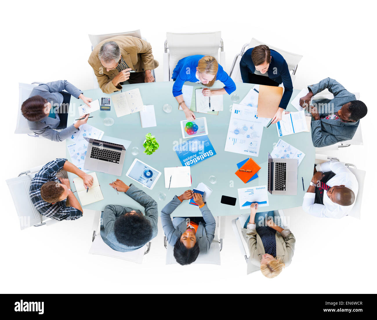 Group of Business People Discussing Business Isuses Stock Photo