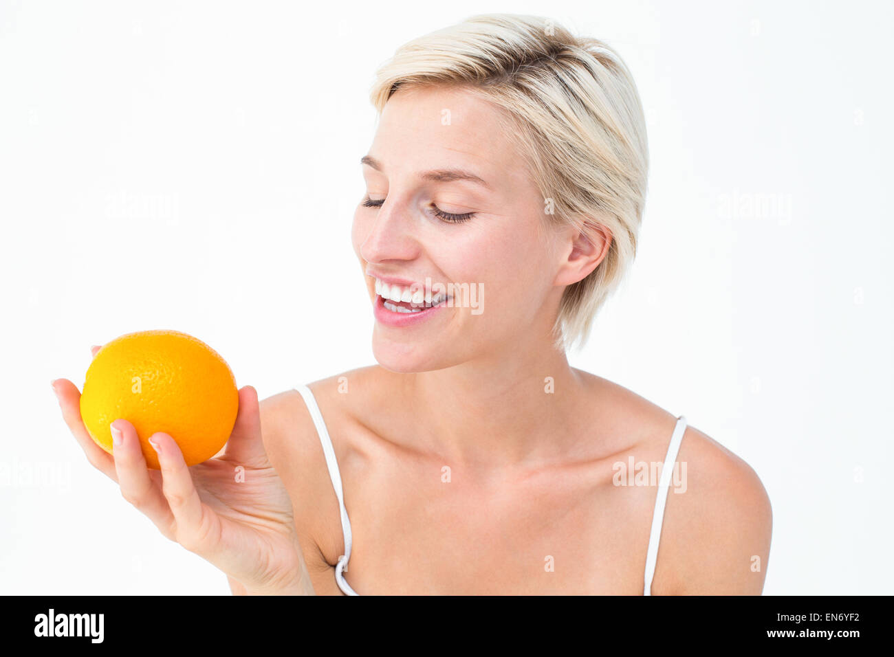 Blond orange fruit hi-res stock photography and images - Alamy