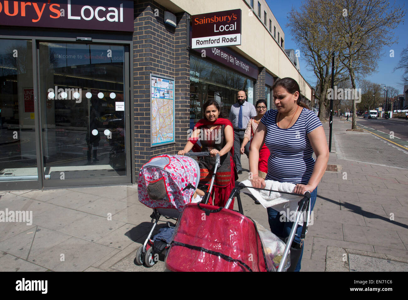 Multicultural Stratford in the Borough of Newham in East London, UK ...