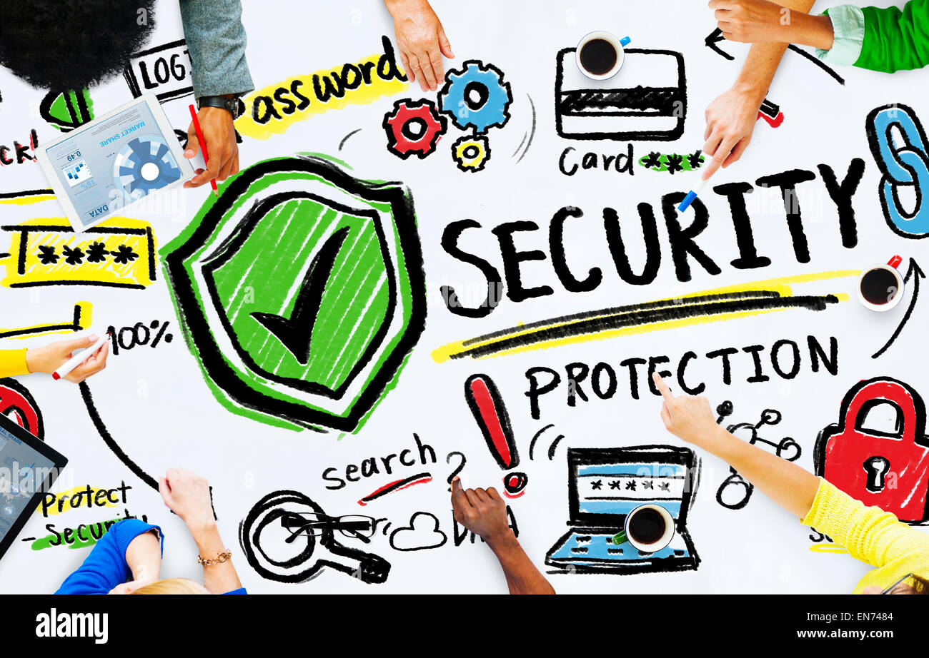 Ethnicity People Conference Discussion Security Protection Concept ...