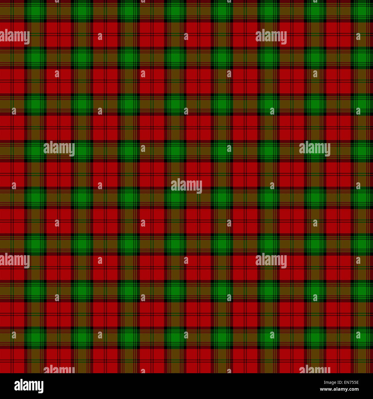 A seamless patterned tile of the clan Auchinleck tartan. Stock Photo