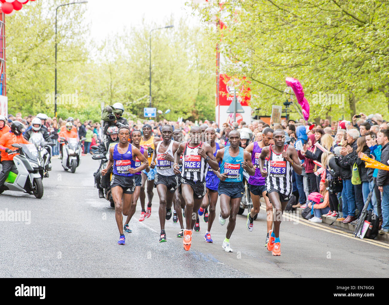 London Marathon 2015 Stock Photo