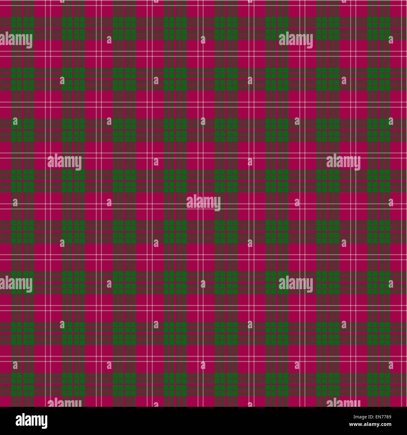 A seamless patterned tile of the clan Crawford tartan. Stock Photo