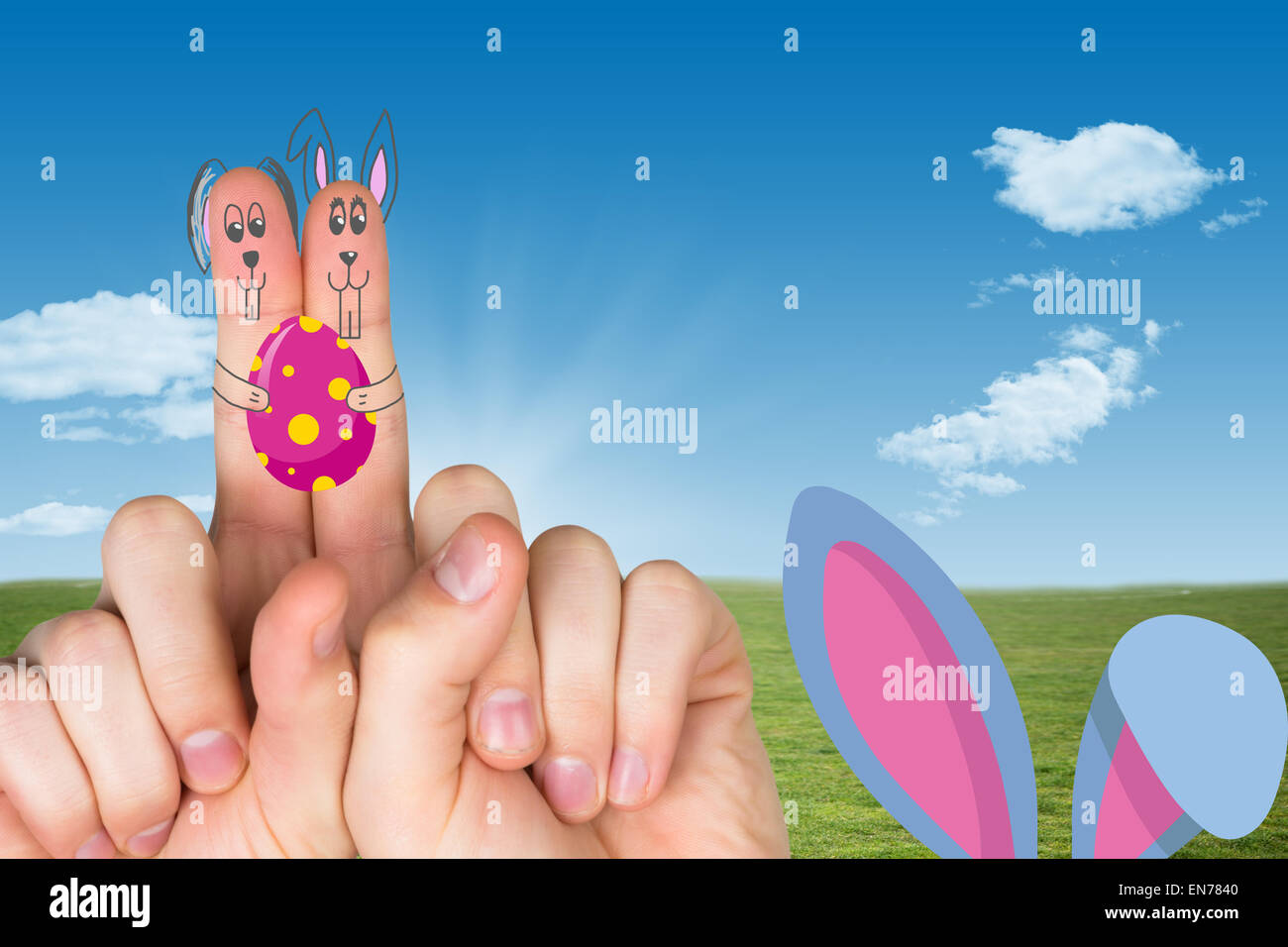 Rabbit ears fingers hires stock photography and images Alamy