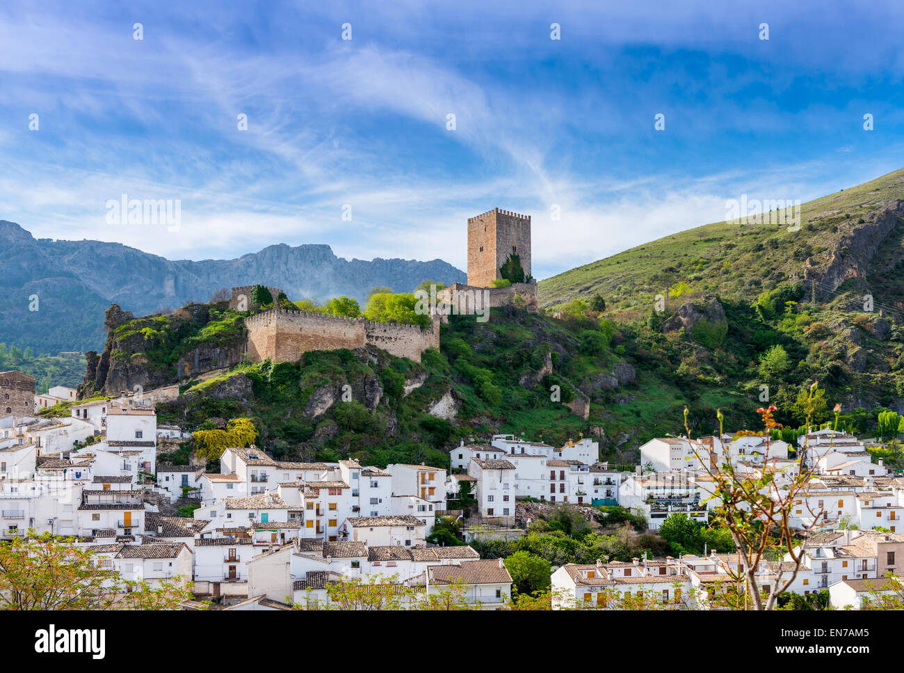Cazorla Town and Castle Jaen Province Andalusia Spain Stock Photo