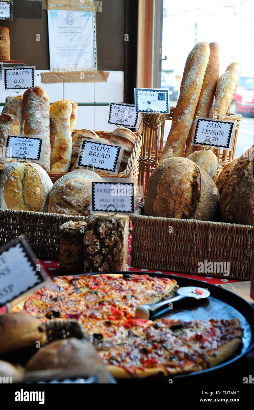 Bread at The Old Post Office Bakery, Stockwell, London, England, UK ...