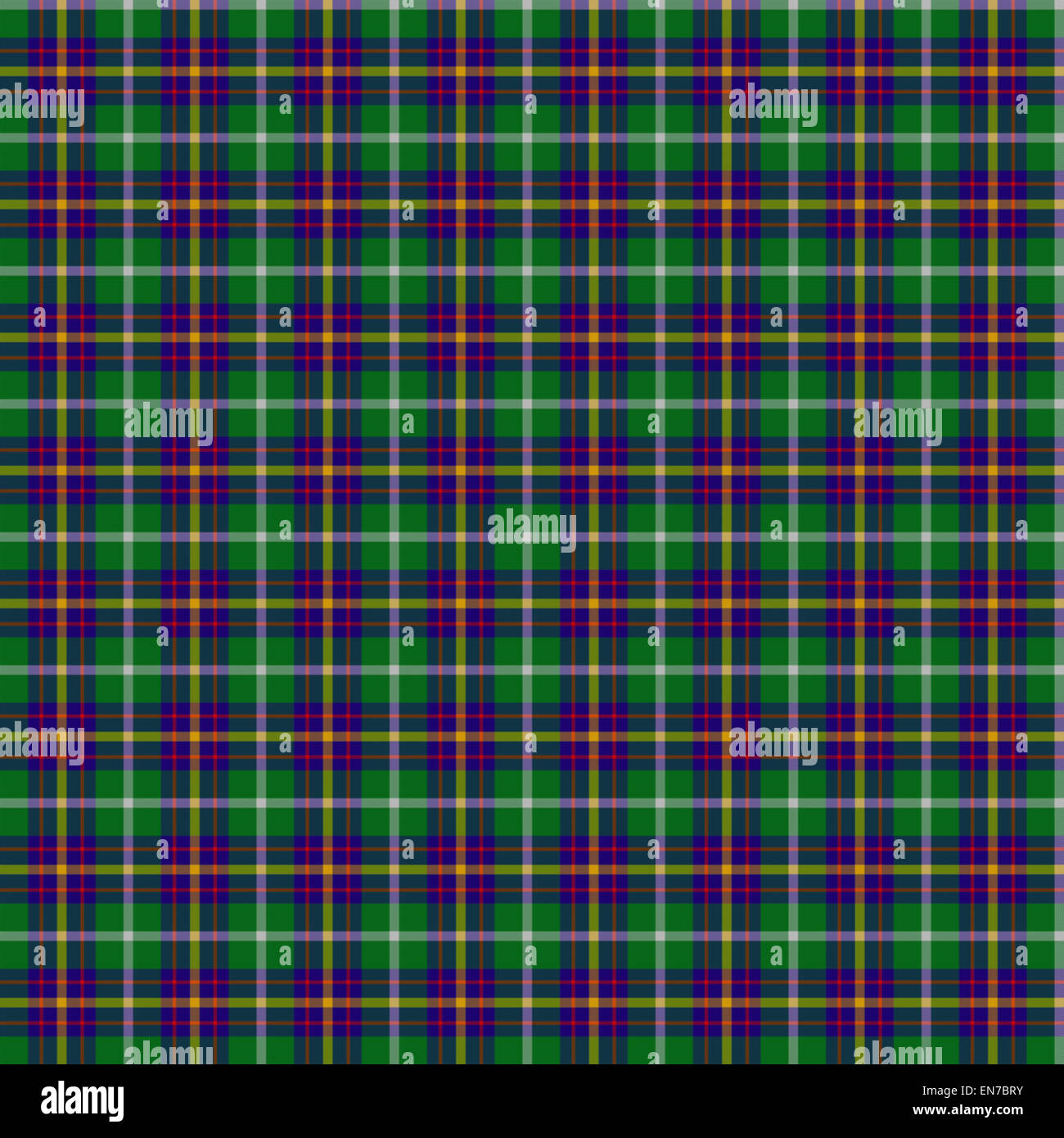 A seamless patterned tile of the clan Inglis tartan. Stock Photo